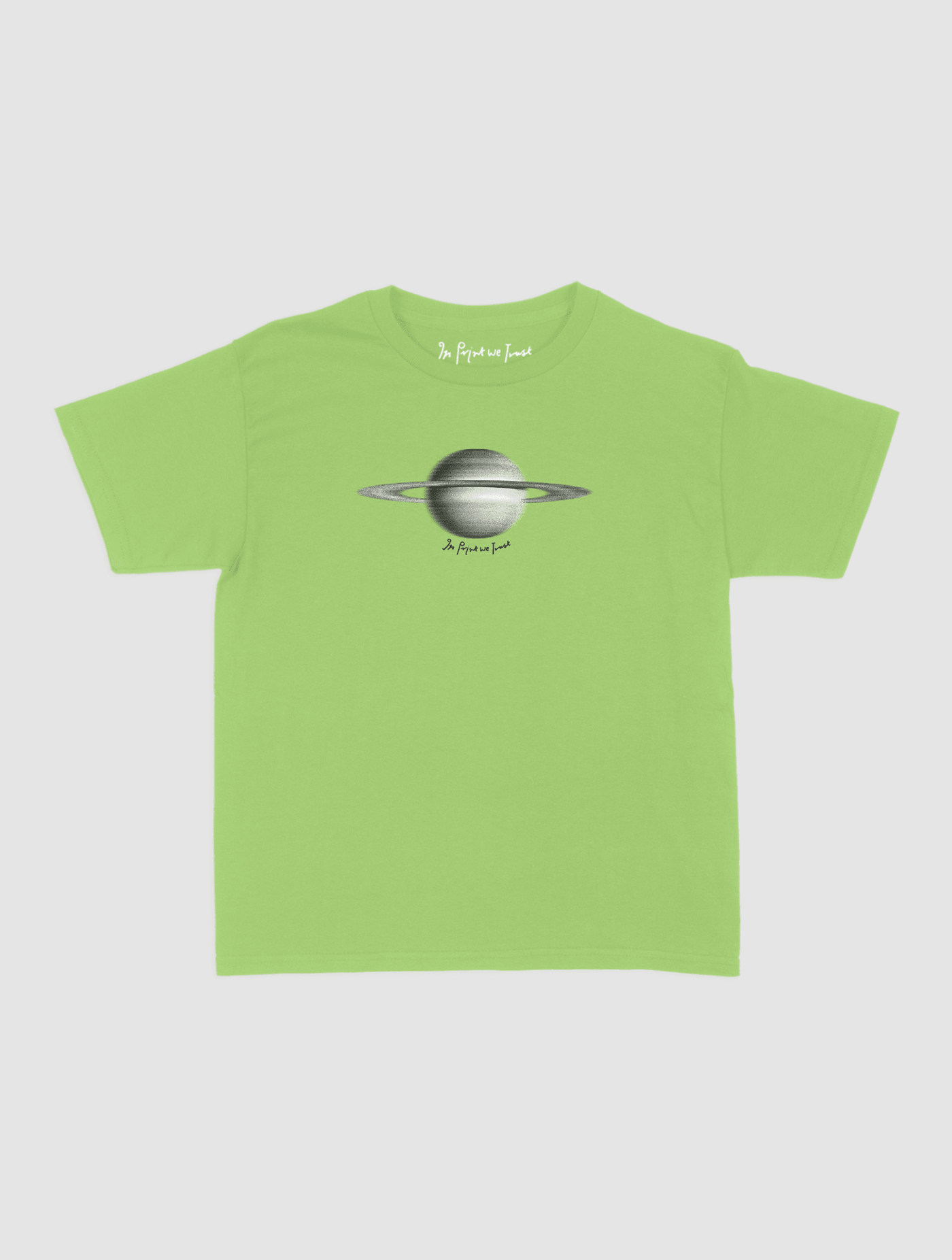 saturn baby tee - In Print We Trust
