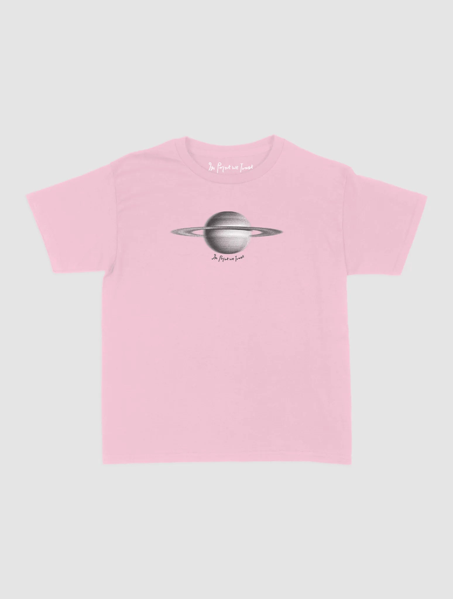 saturn baby tee - In Print We Trust