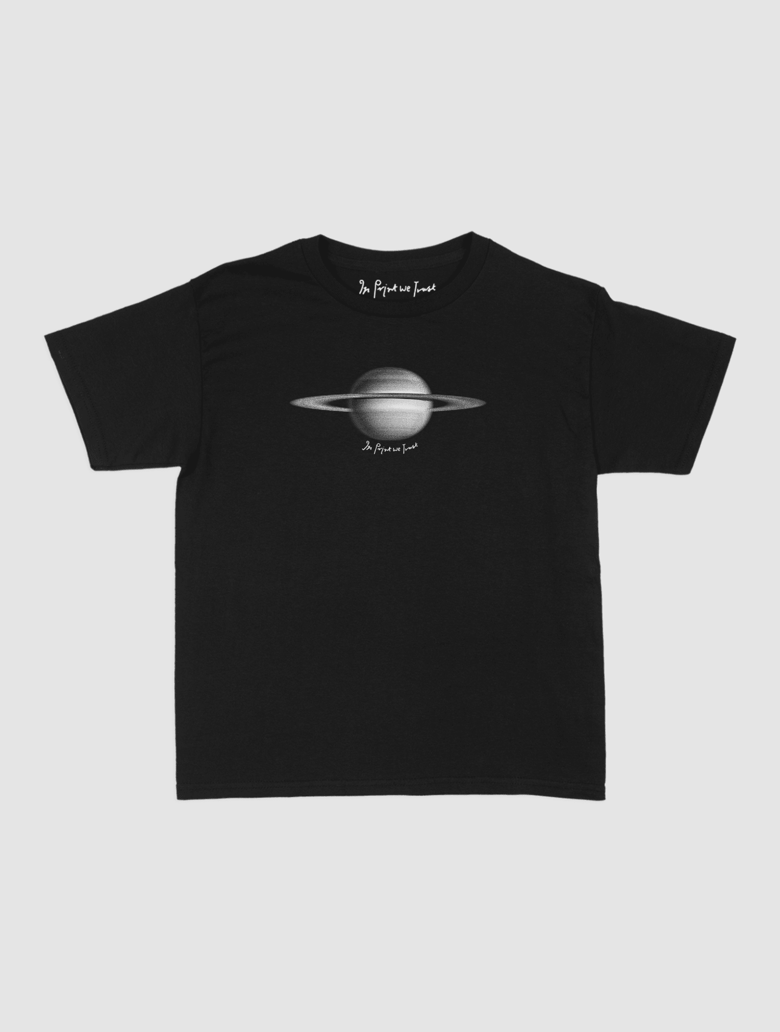 saturn baby tee - In Print We Trust