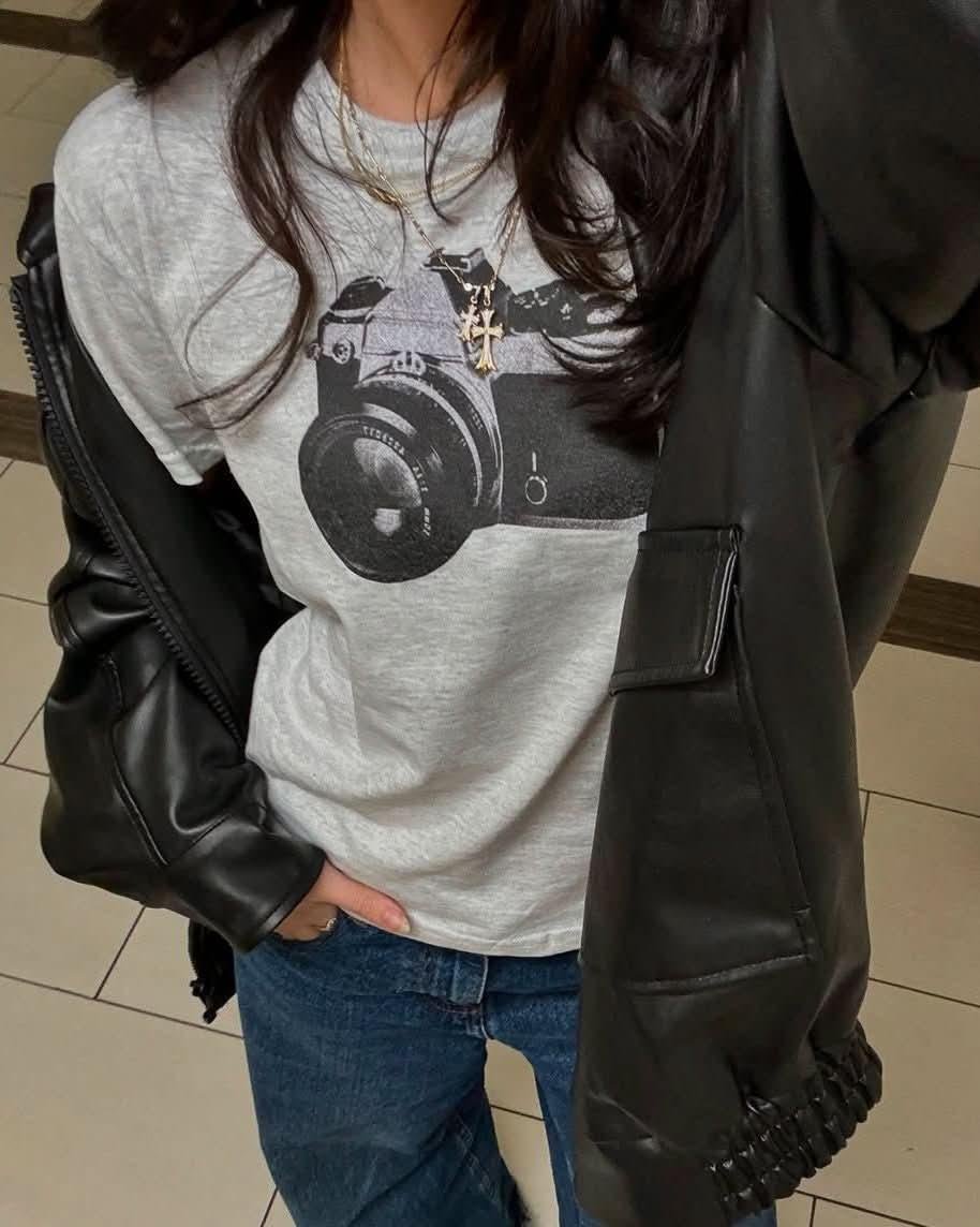 say cheese baby tee - In Print We Trust