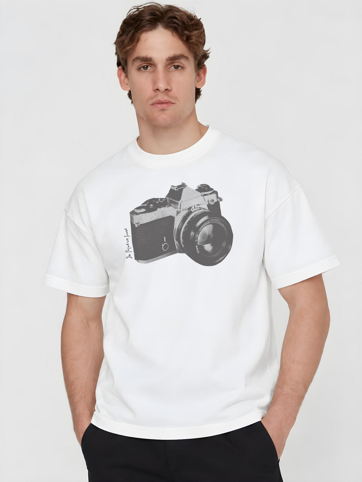 say cheese heavyweight tee - In Print We Trust