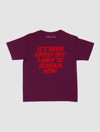 scream baby tee - In Print We Trust