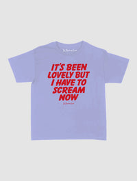 scream baby tee - In Print We Trust