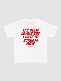 scream baby tee - In Print We Trust