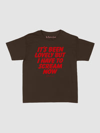 scream baby tee - In Print We Trust