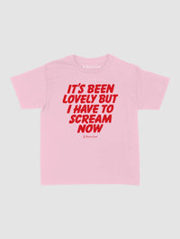 scream baby tee - In Print We Trust