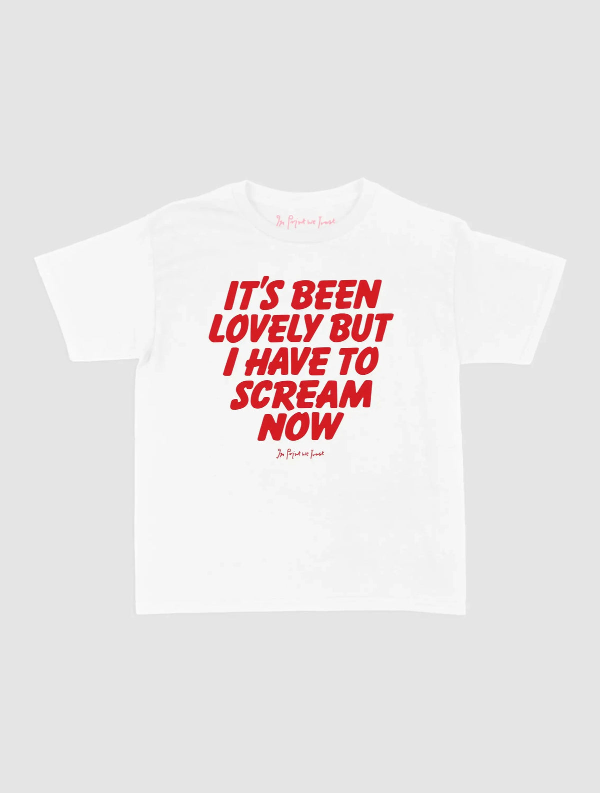scream baby tee