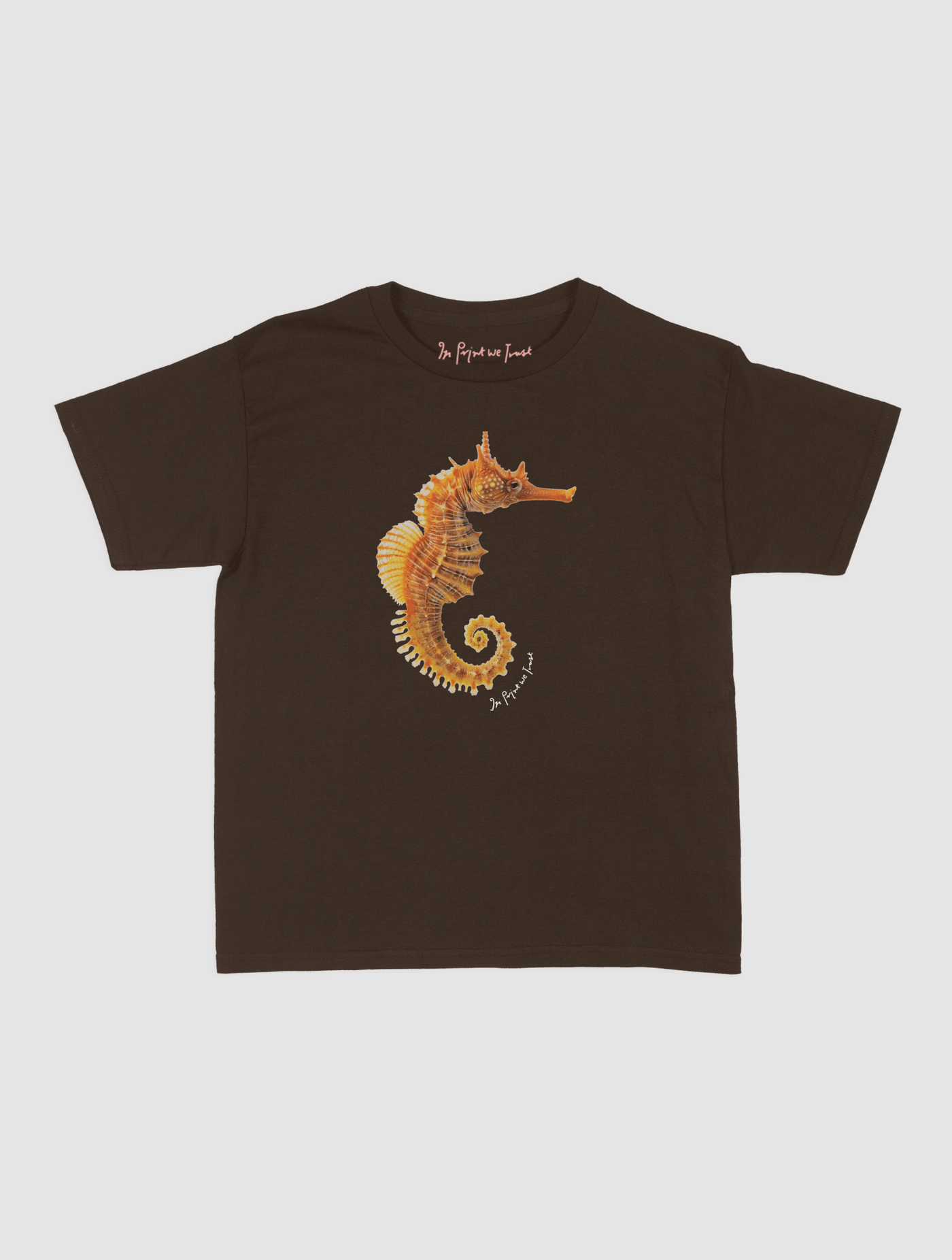seahorse baby tee - In Print We Trust