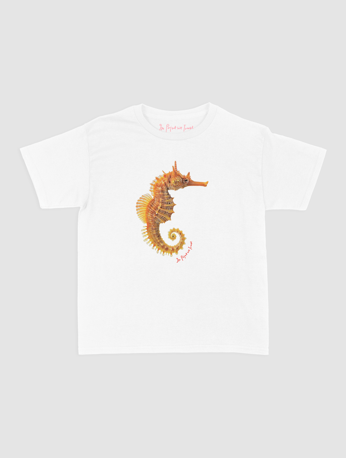 seahorse baby tee - In Print We Trust