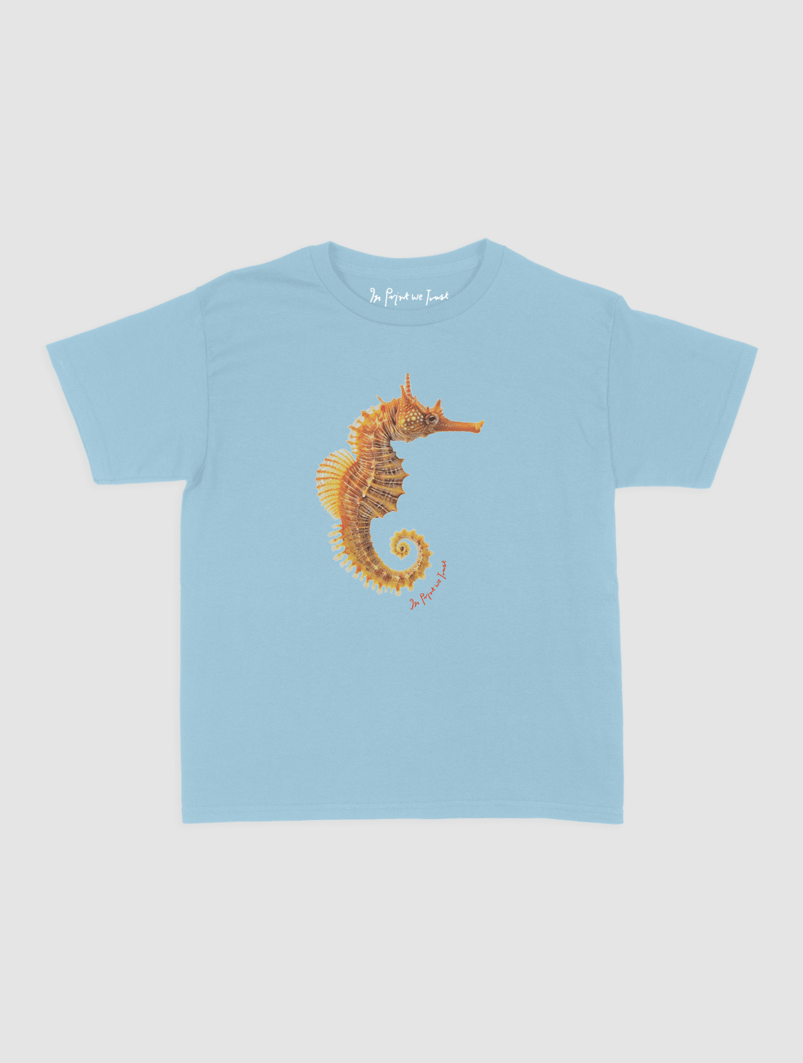 seahorse baby tee - In Print We Trust