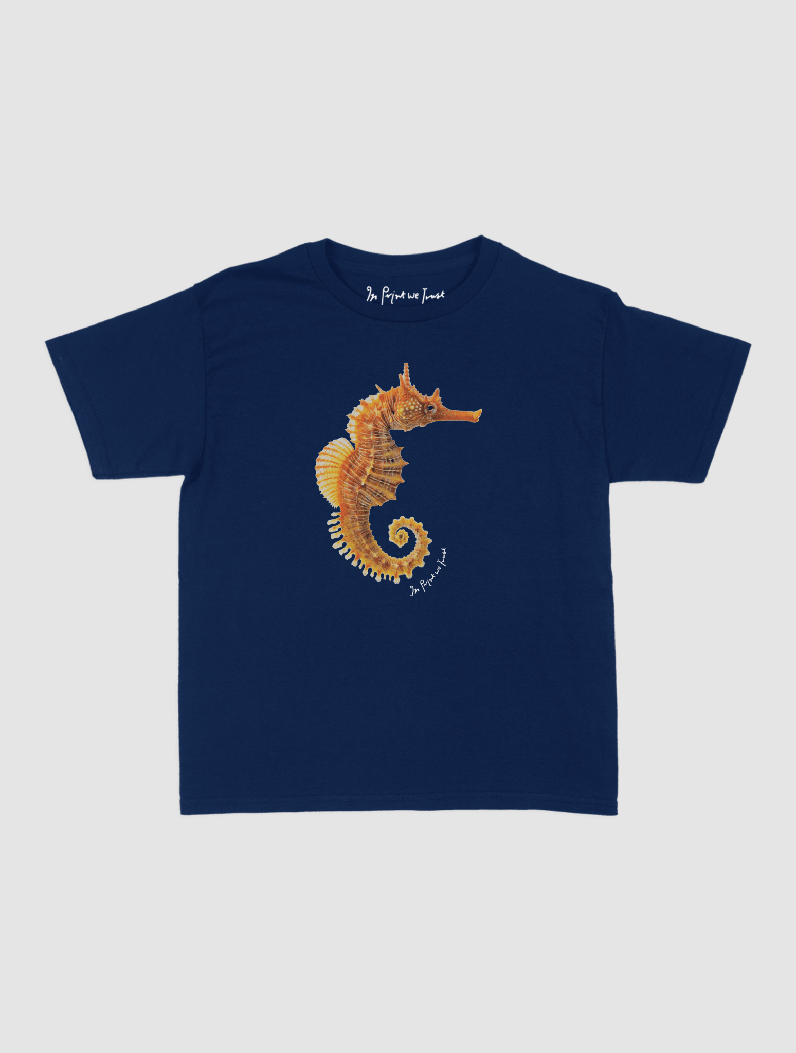 seahorse baby tee - In Print We Trust