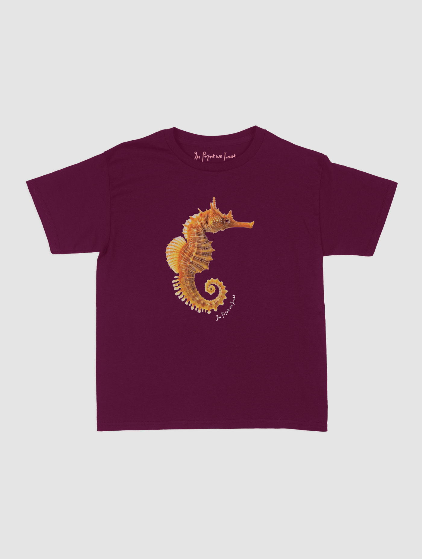 seahorse baby tee - In Print We Trust