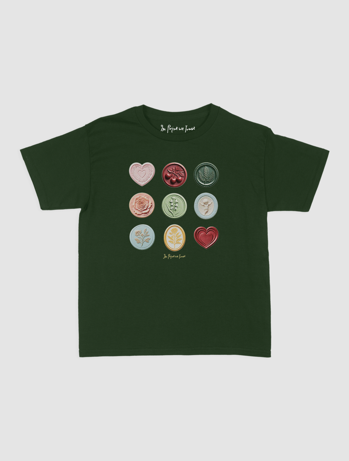 sealed with a kiss baby tee - In Print We Trust