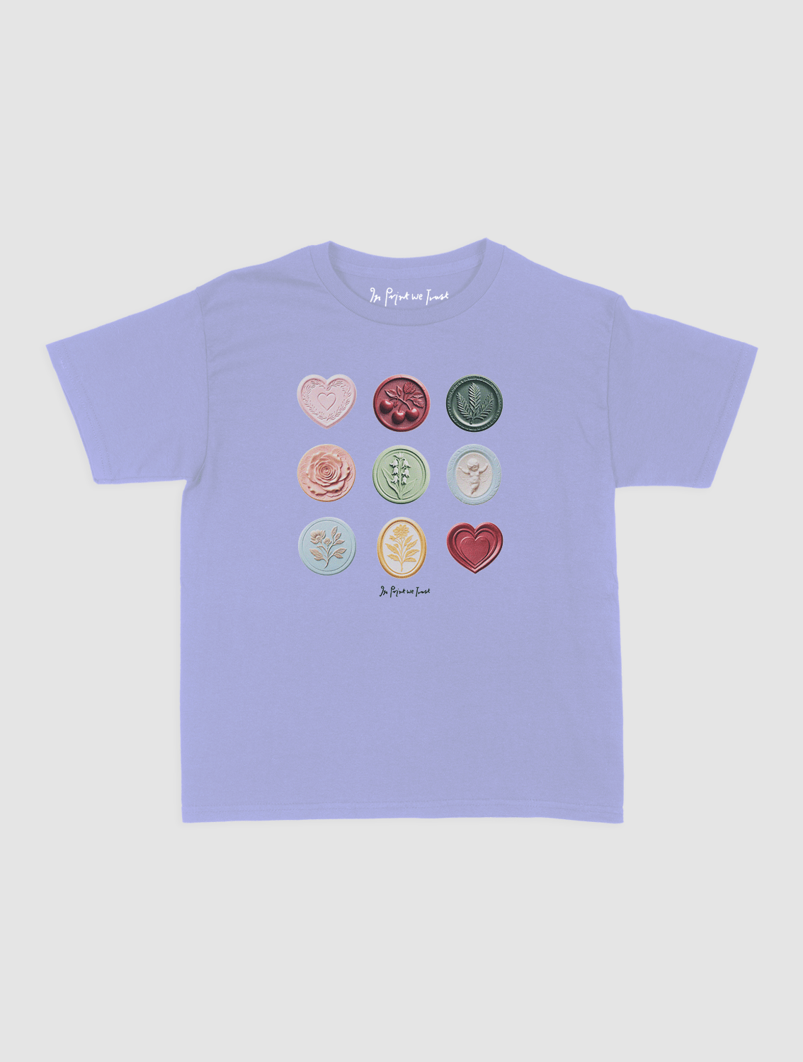 sealed with a kiss baby tee - In Print We Trust