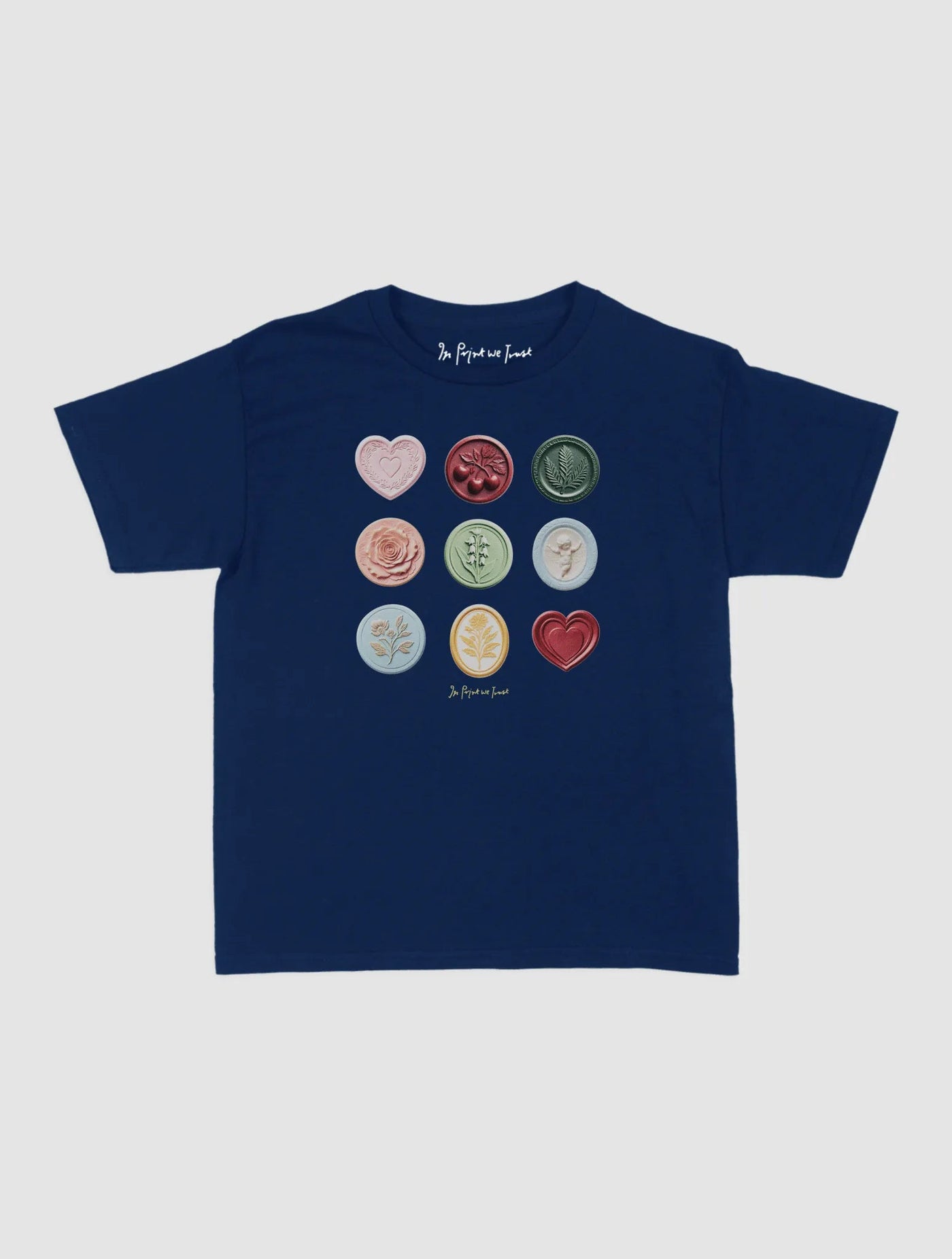 sealed with a kiss baby tee - In Print We Trust