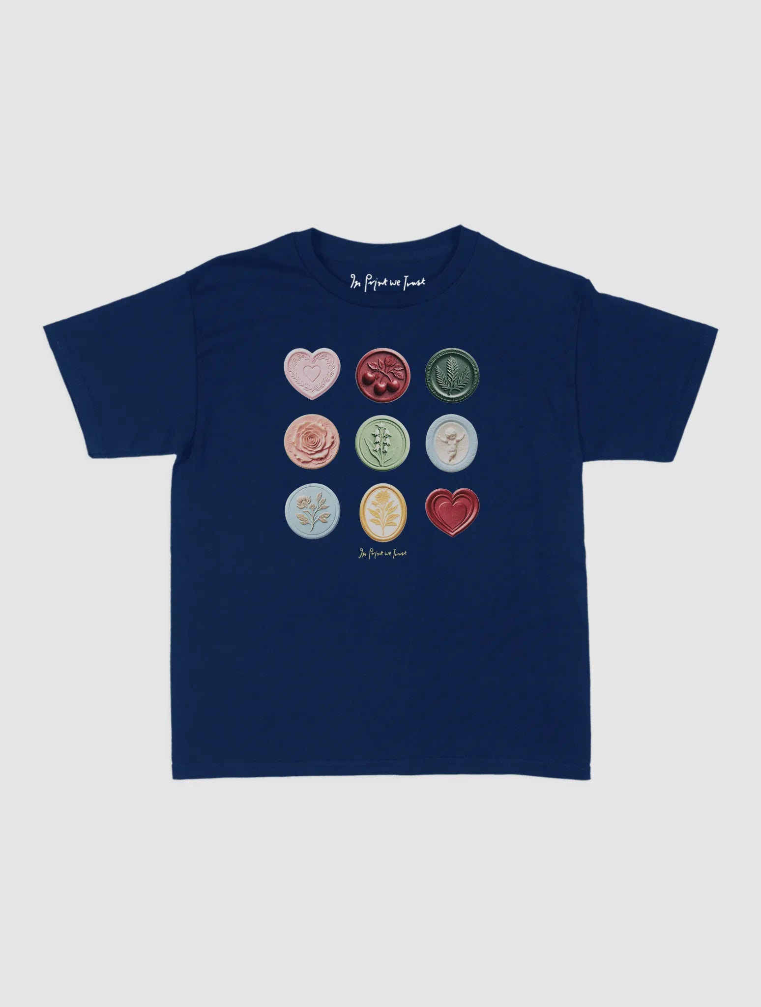 sealed with a kiss baby tee - In Print We Trust