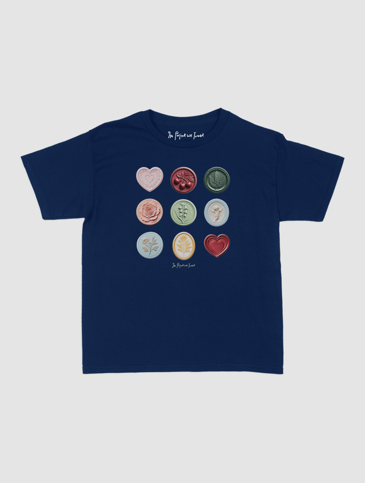 sealed with a kiss baby tee - In Print We Trust