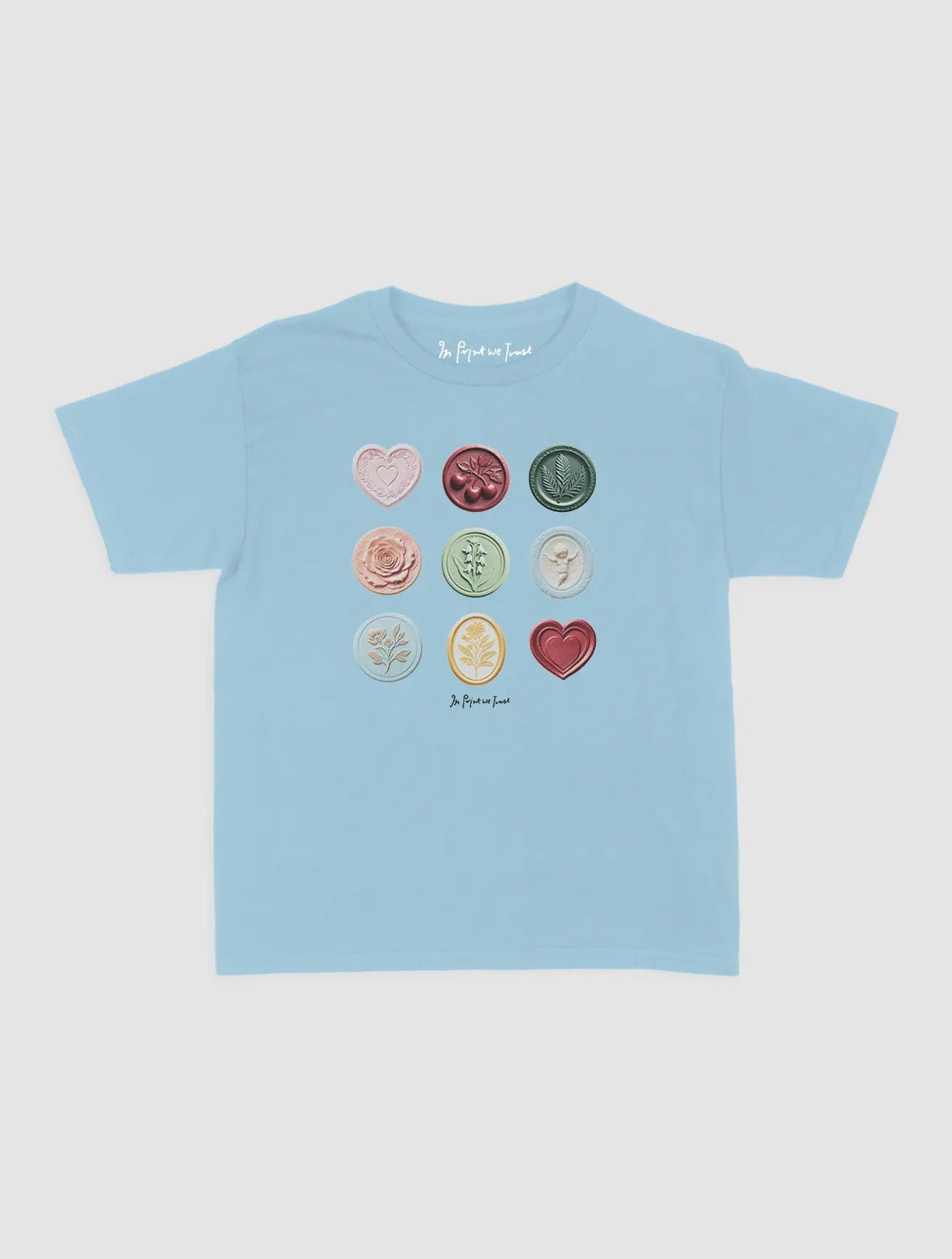 sealed with a kiss baby tee - In Print We Trust