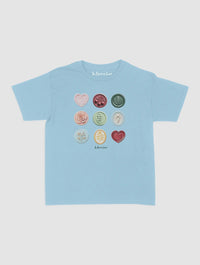 sealed with a kiss baby tee - In Print We Trust