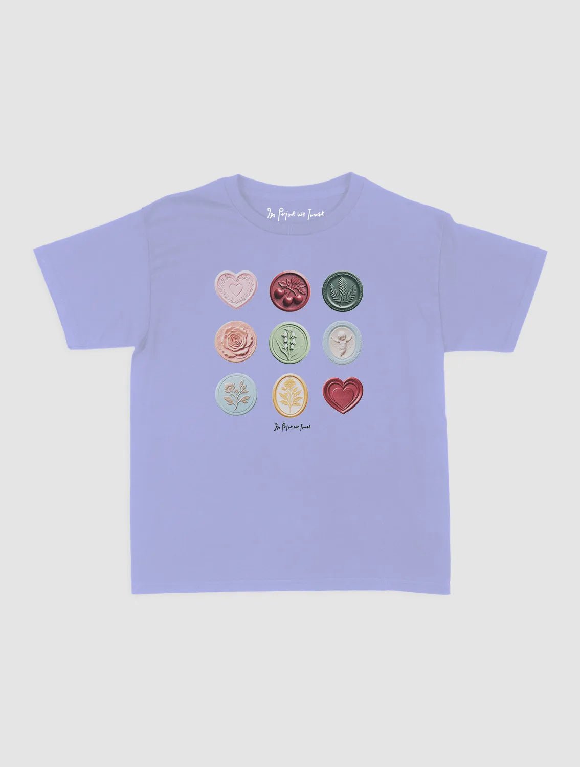 sealed with a kiss baby tee - In Print We Trust