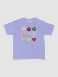 sealed with a kiss baby tee - In Print We Trust