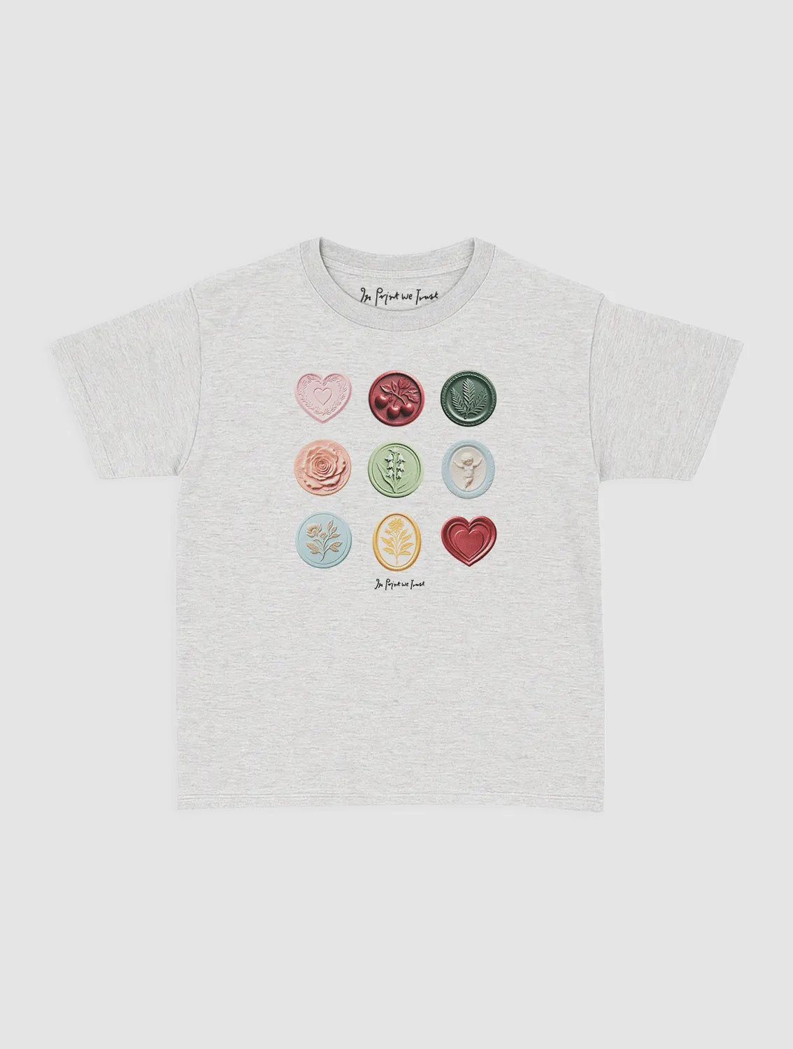 sealed with a kiss baby tee - In Print We Trust