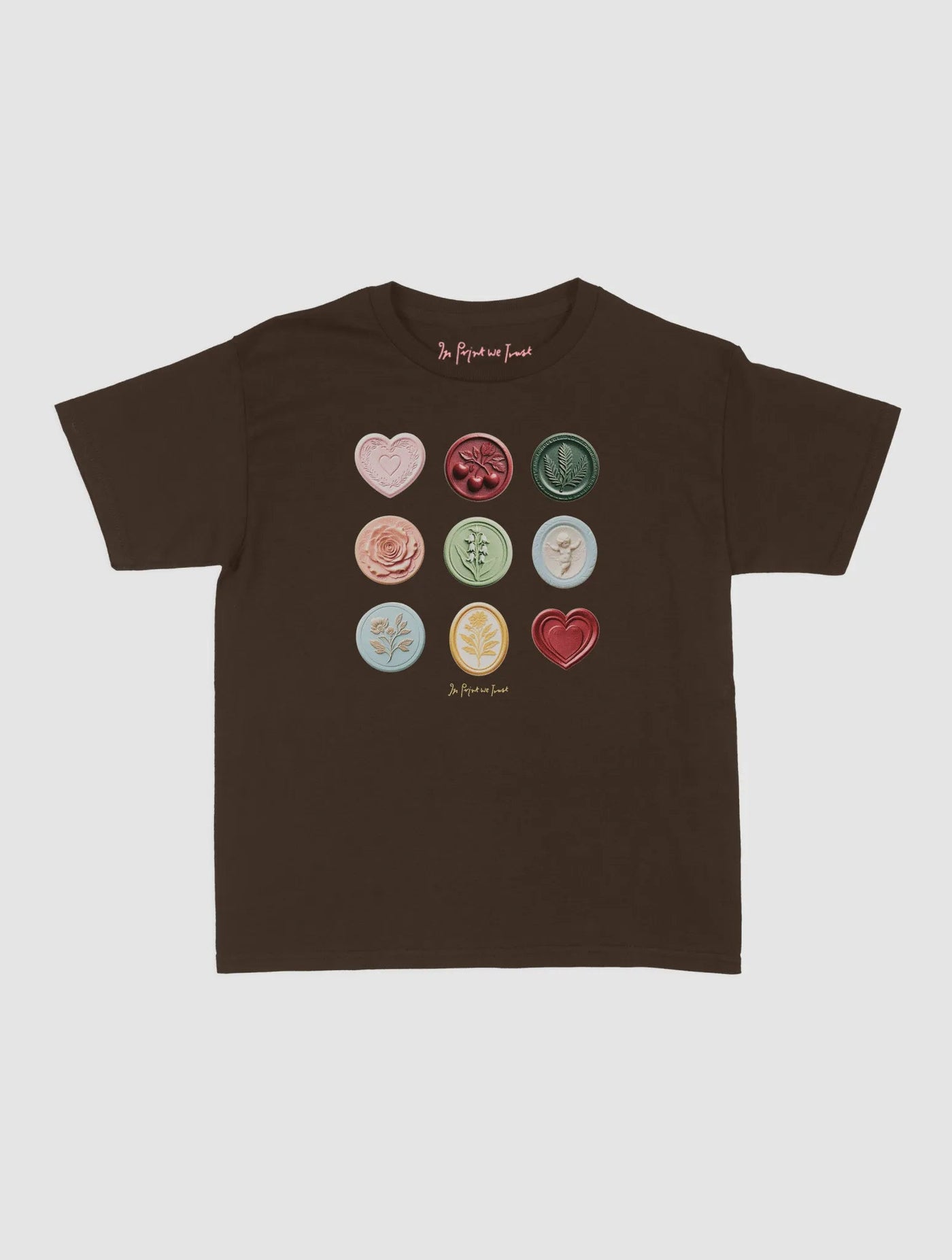 sealed with a kiss baby tee - In Print We Trust