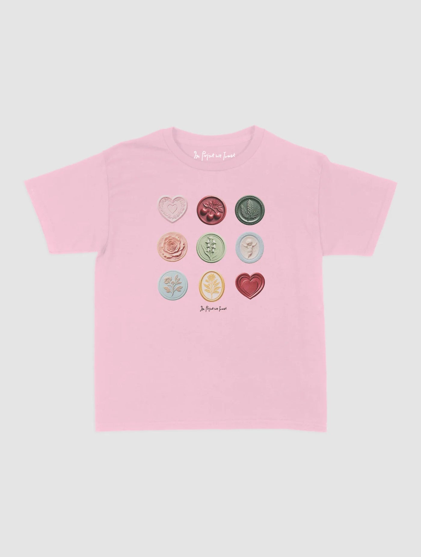 sealed with a kiss baby tee - In Print We Trust