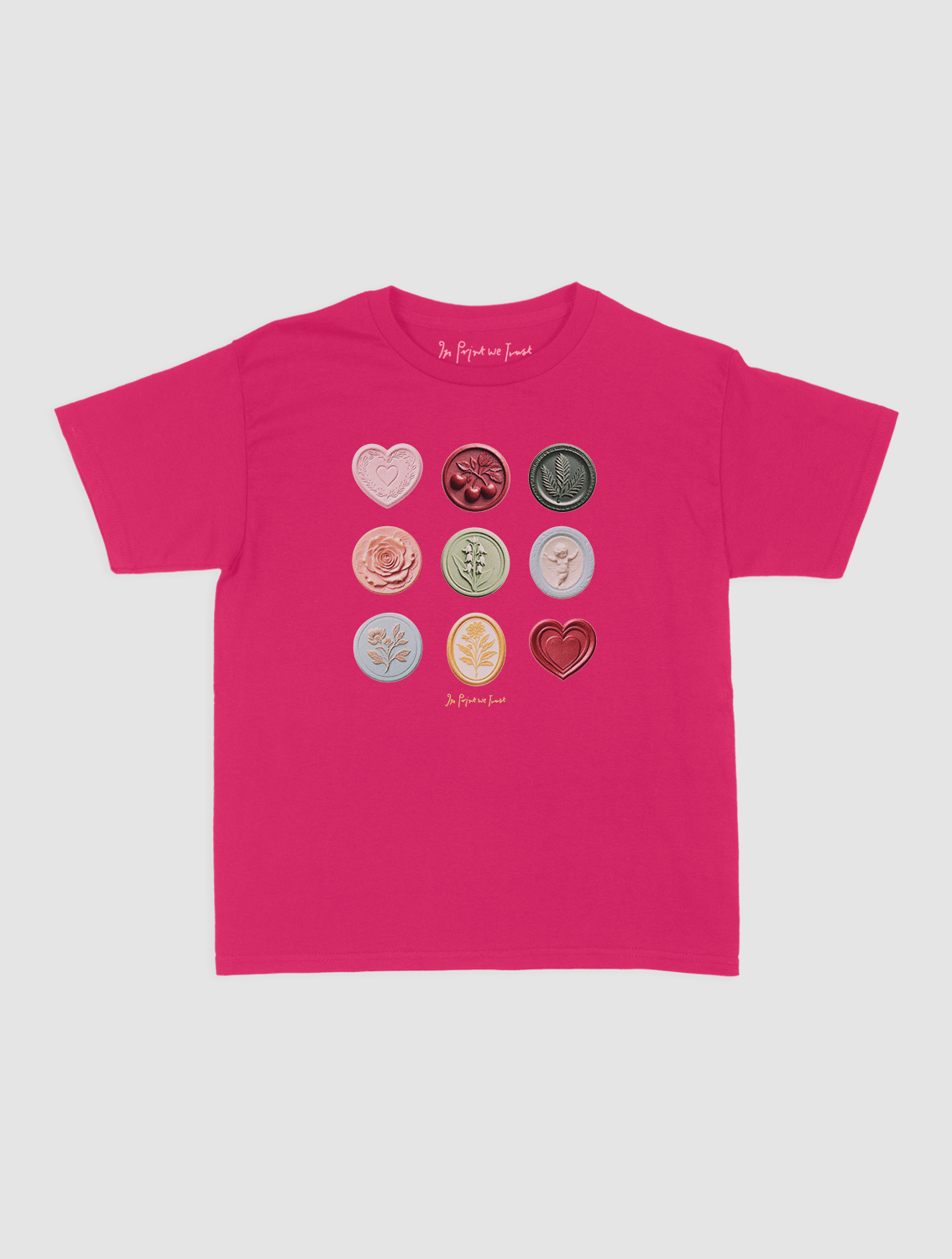 sealed with a kiss baby tee - In Print We Trust