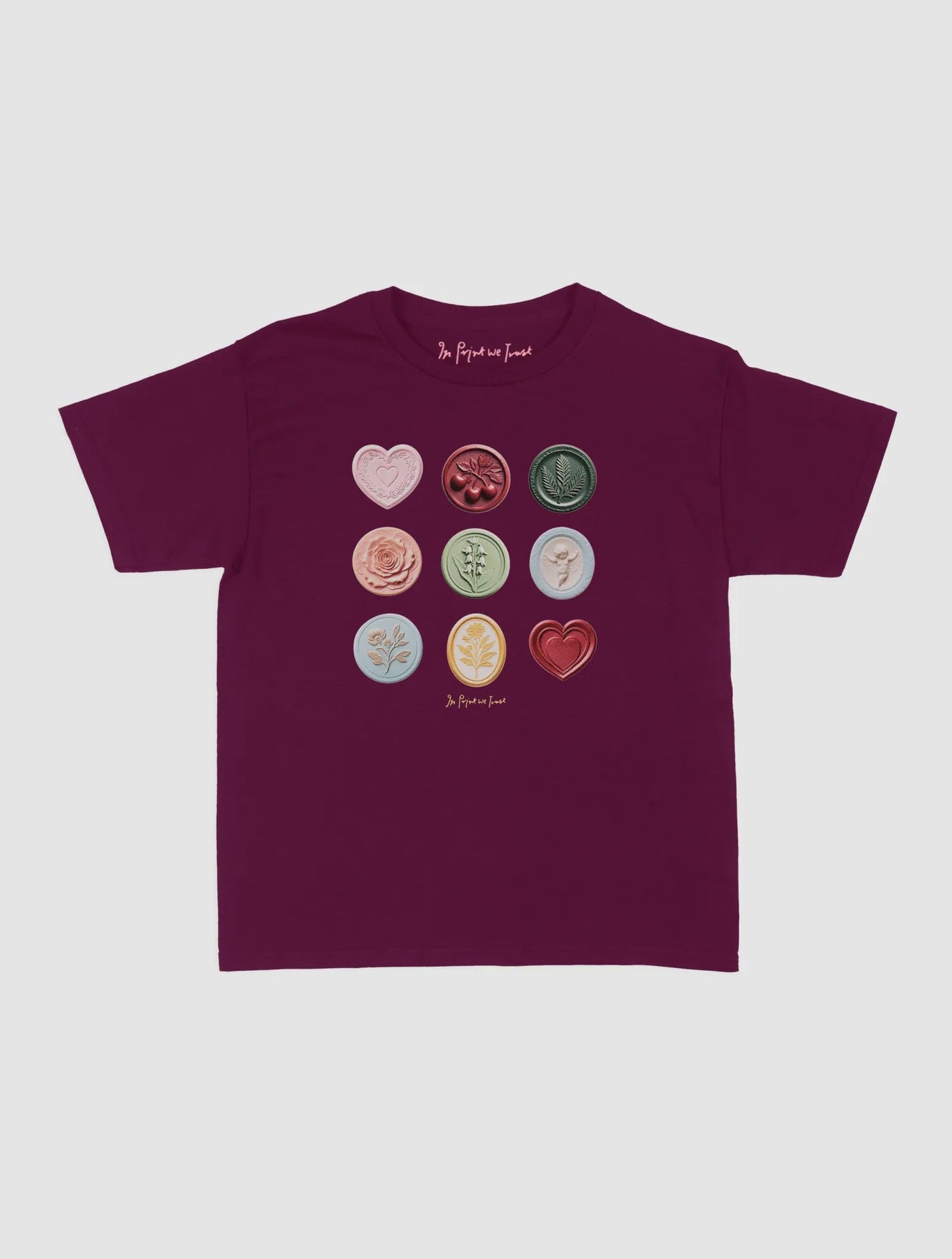 sealed with a kiss baby tee - In Print We Trust