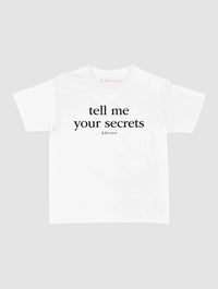 secrets baby tee - In Print We Trust