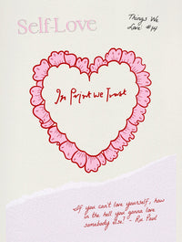 self-love baby tee - In Print We Trust
