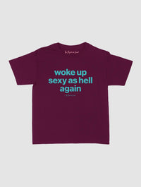 sexy as hell baby tee - In Print We Trust