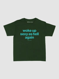 sexy as hell baby tee - In Print We Trust