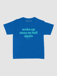 sexy as hell baby tee - In Print We Trust
