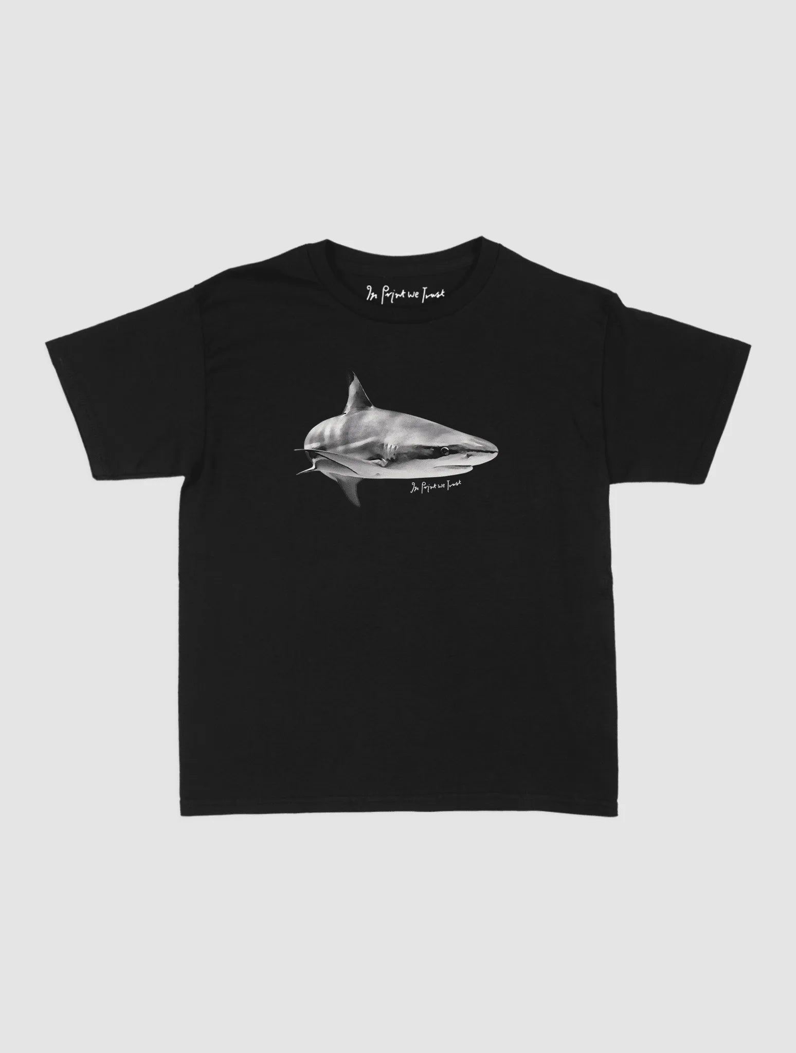 shark baby tee - In Print We Trust