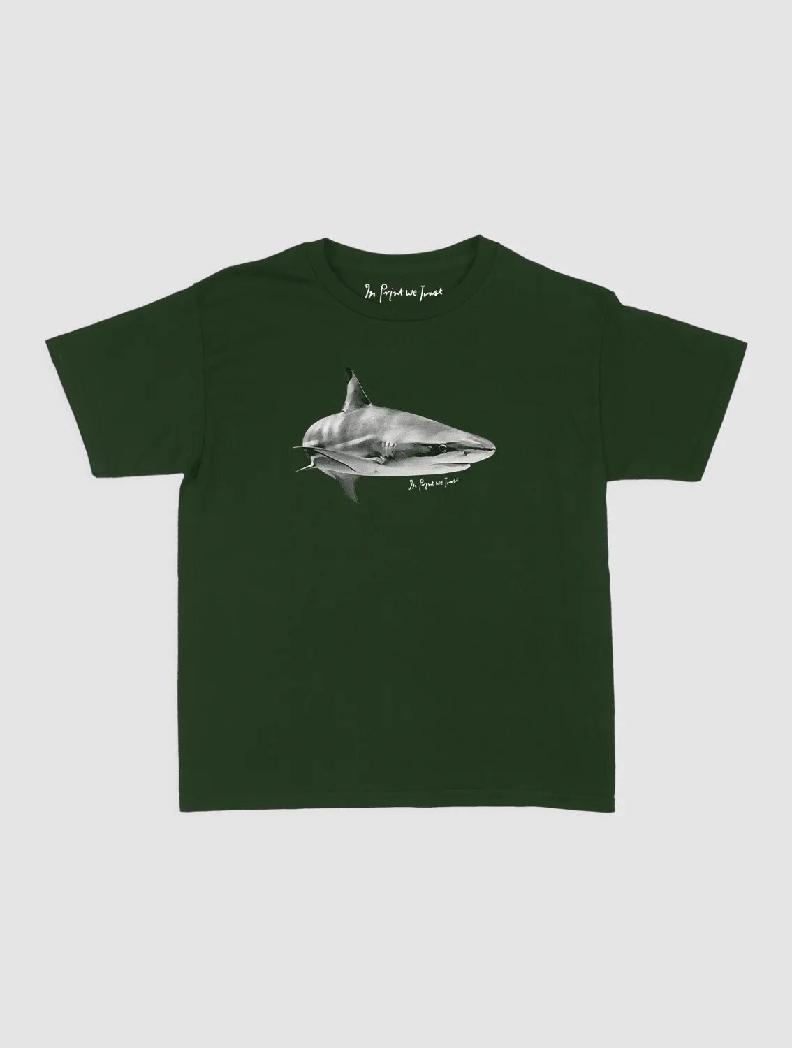 shark baby tee - In Print We Trust