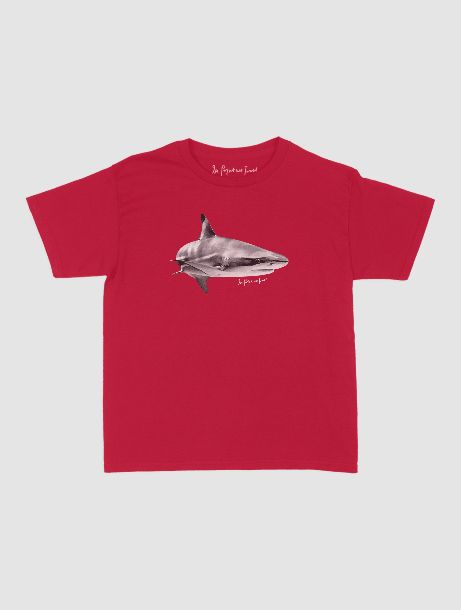 shark baby tee - In Print We Trust