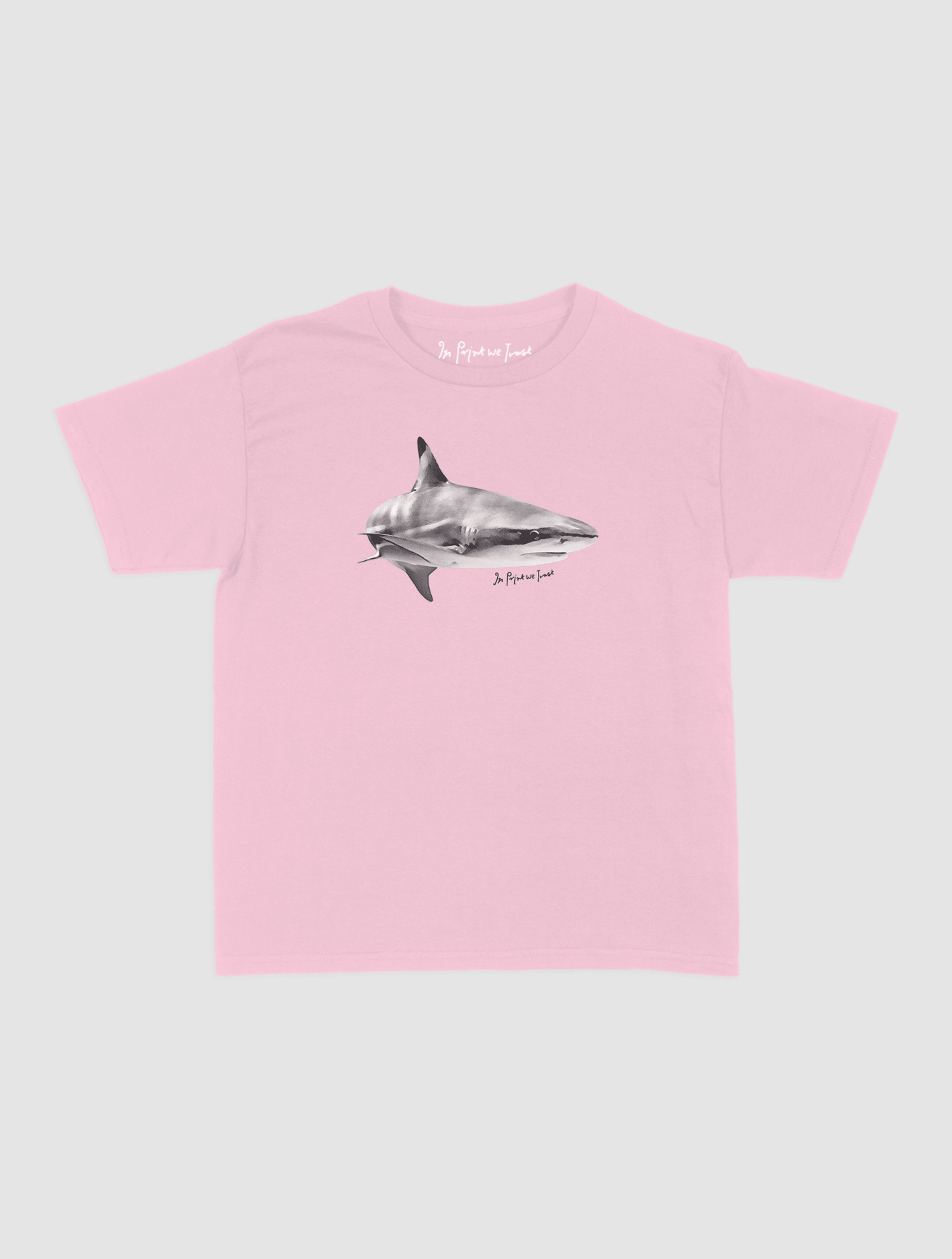 shark baby tee - In Print We Trust