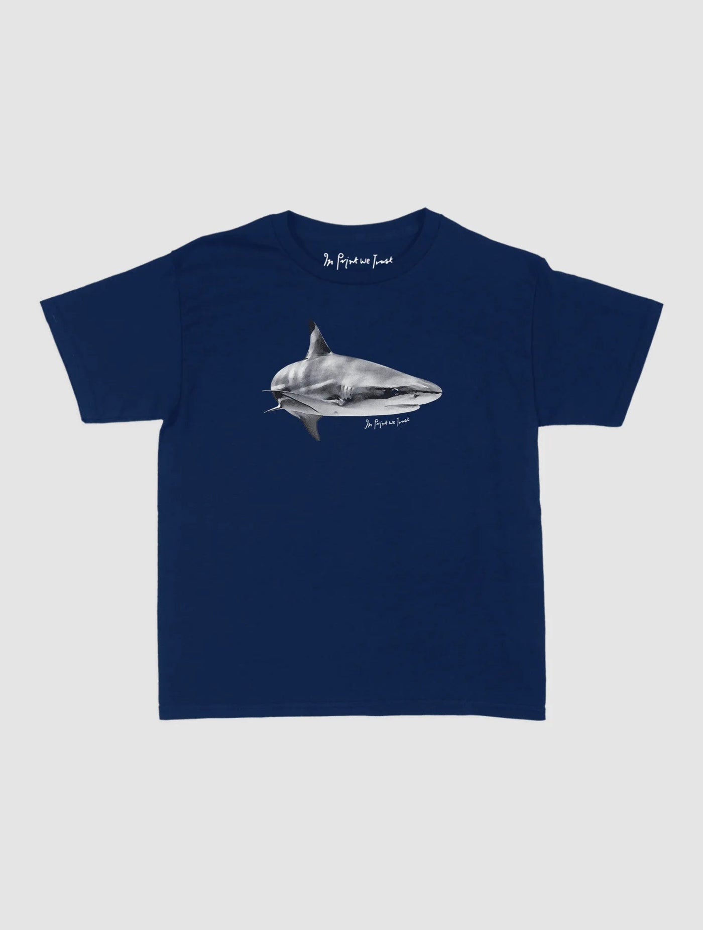 shark baby tee - In Print We Trust