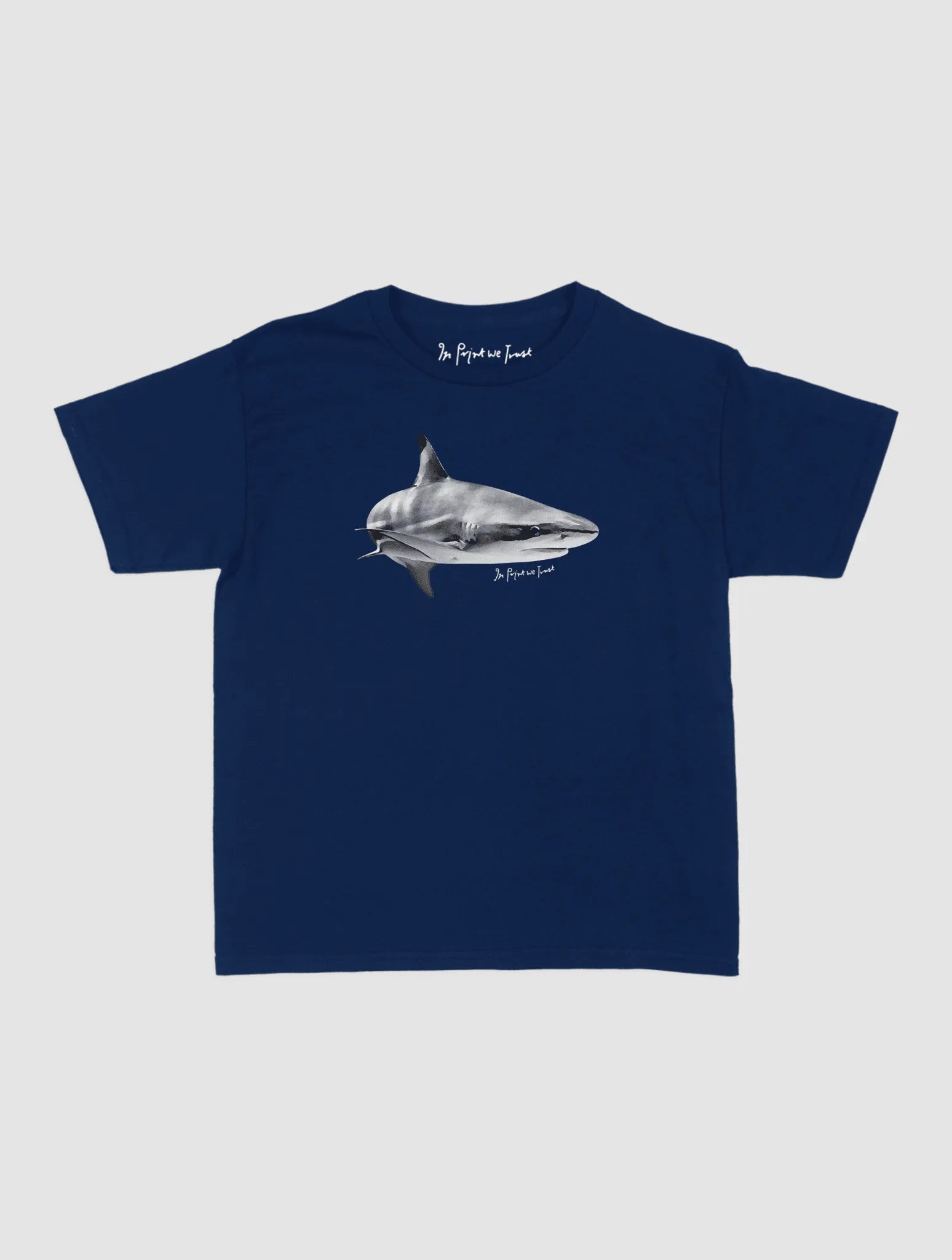 shark baby tee - In Print We Trust