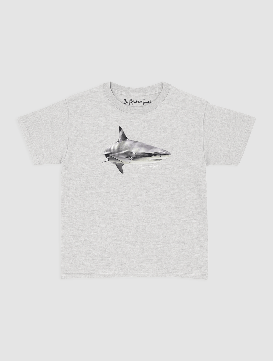 shark baby tee - In Print We Trust