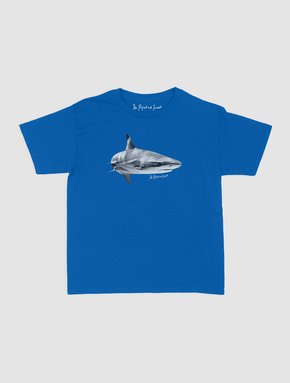 shark baby tee - In Print We Trust