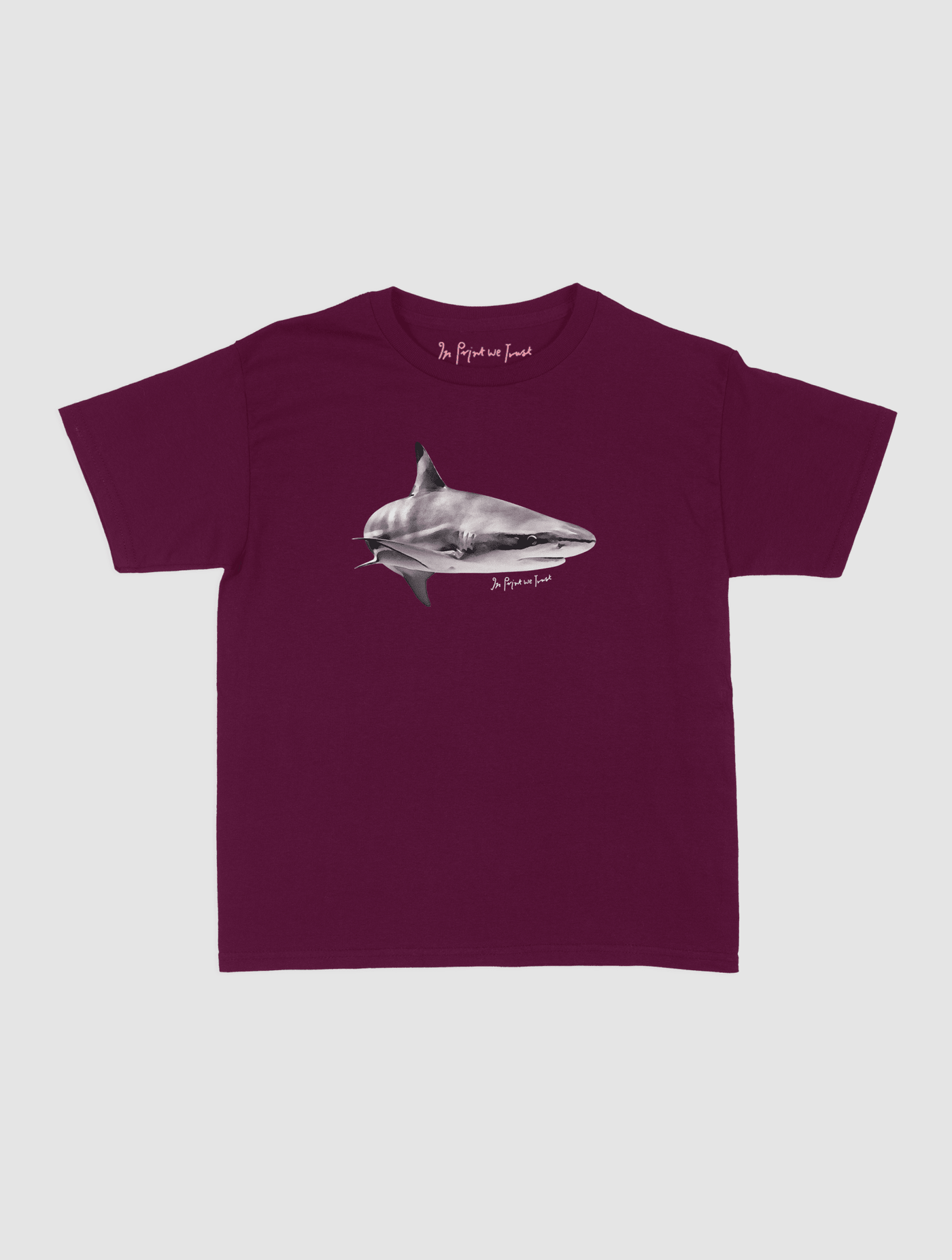 shark baby tee - In Print We Trust