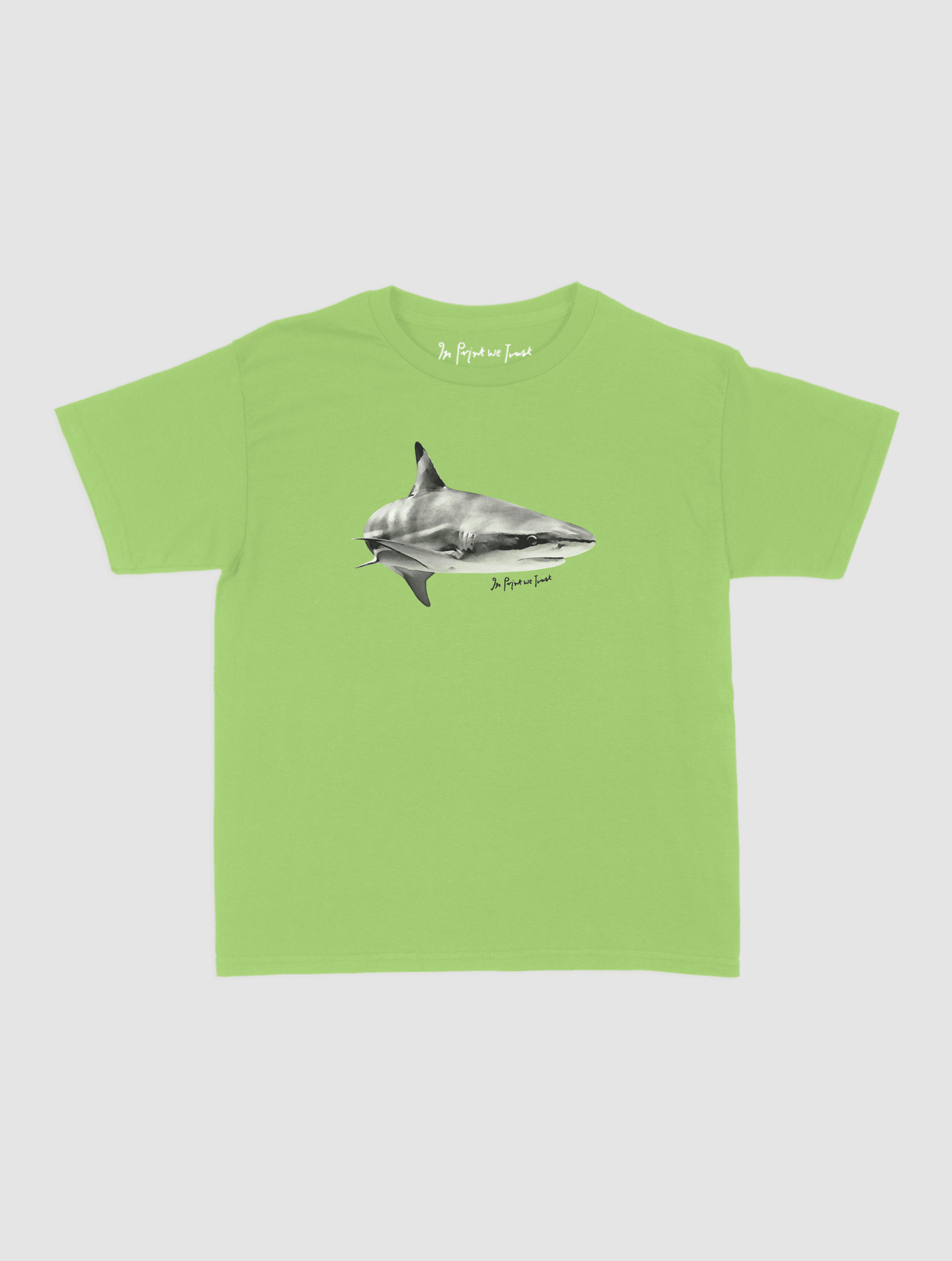 shark baby tee - In Print We Trust