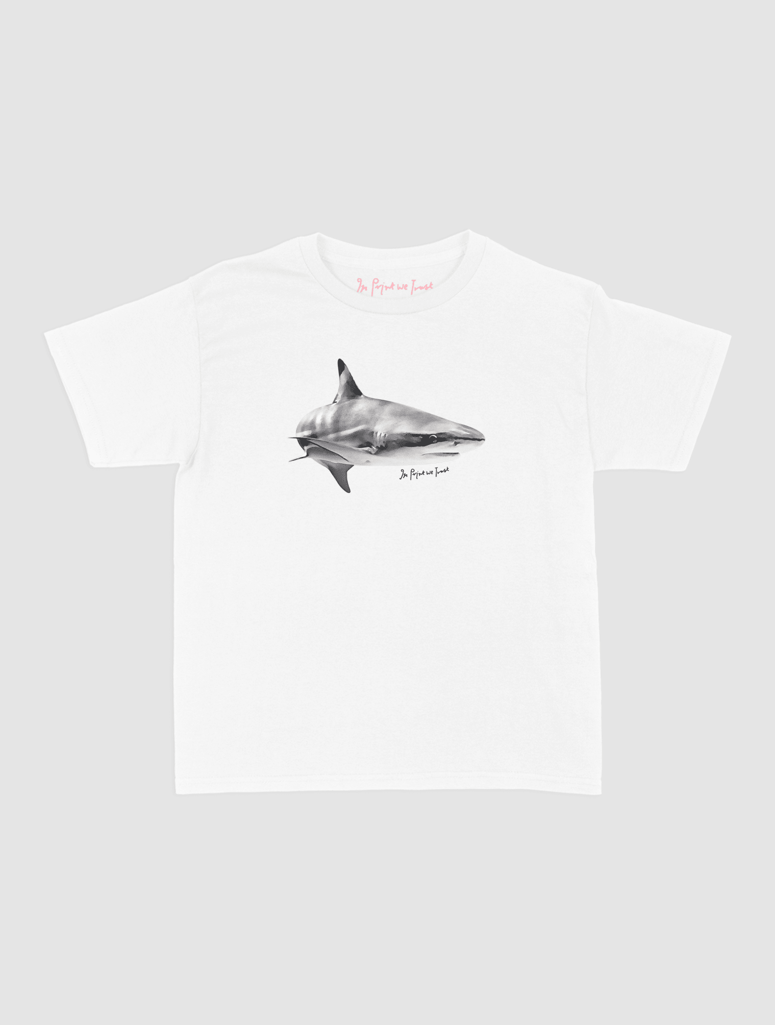 shark baby tee - In Print We Trust