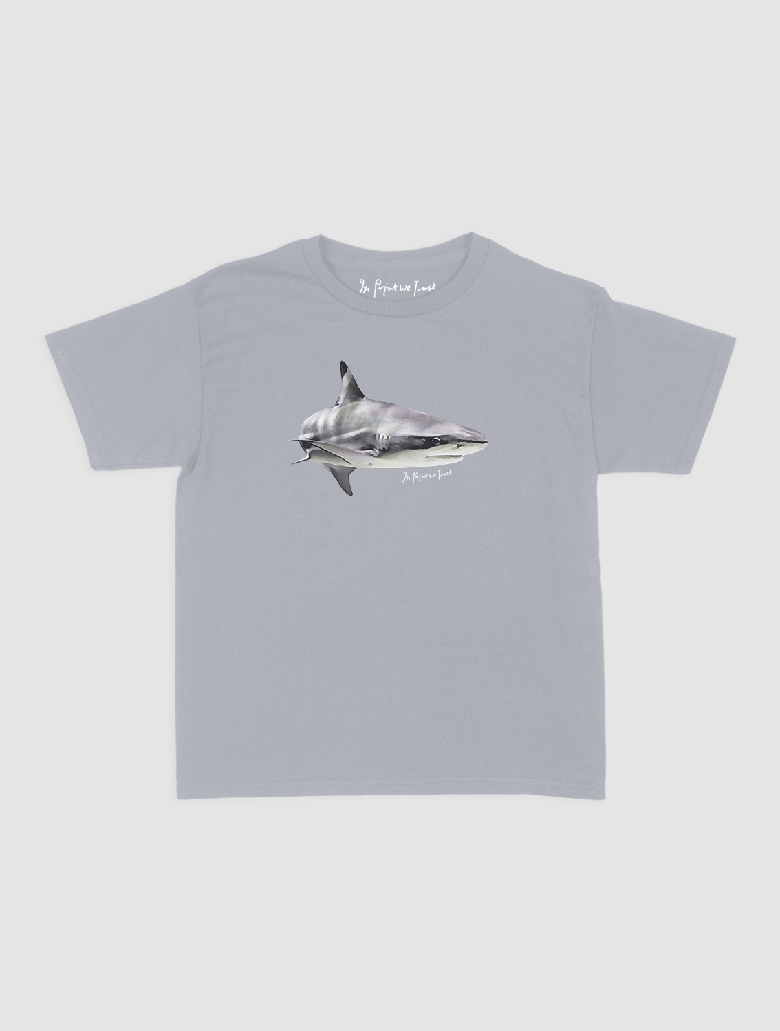 shark baby tee - In Print We Trust