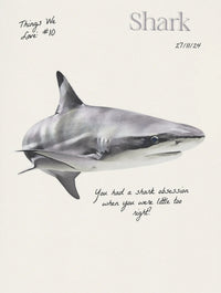 shark baby tee - In Print We Trust
