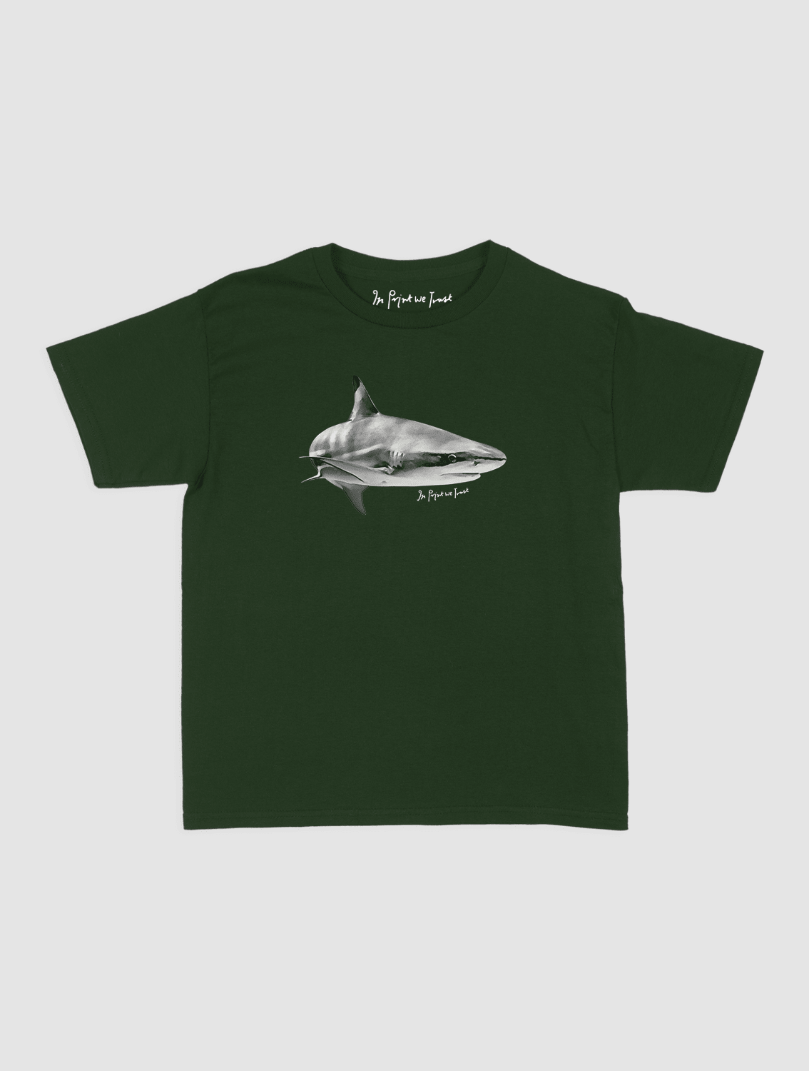 shark baby tee - In Print We Trust