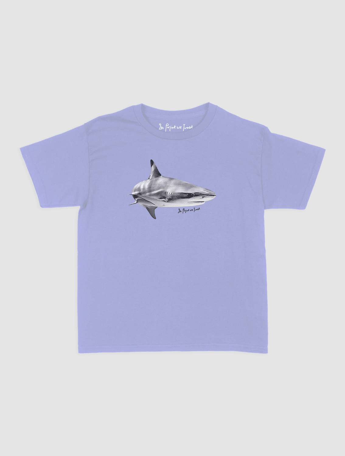 shark baby tee - In Print We Trust